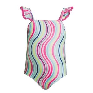 *Swimsuit Wonder Nation ,Toddler Girls,One Piece, NWT Bright Stripes